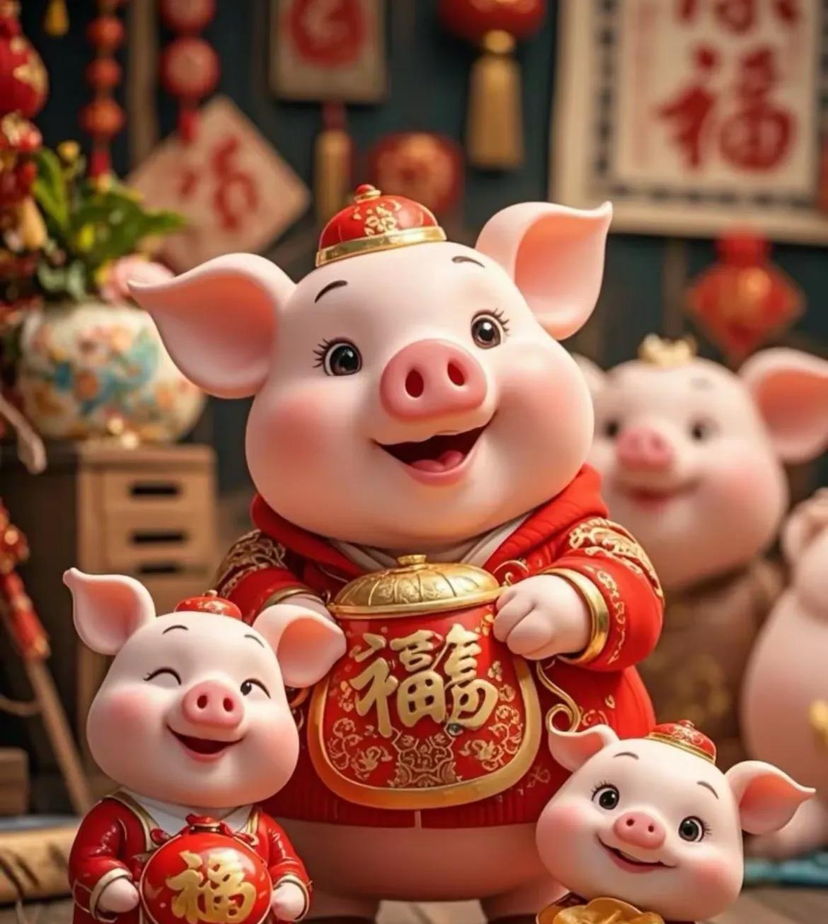 生肖猪：恭祝你！
过了今天，你将一不愁、二不苦、三有余、四富足！你要接住，接住啦