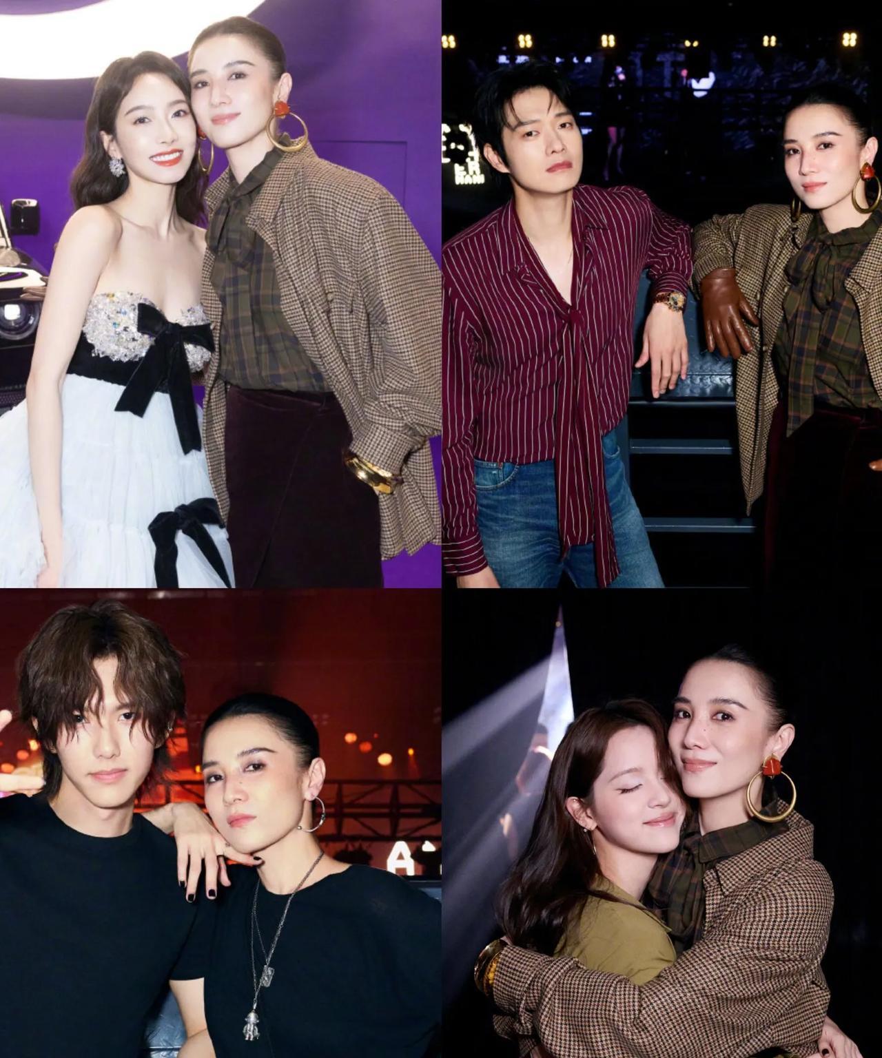 宋佳晒出和很多明星合照
有一点你们发现了没
不论是男明星还是女明星，在合照里感觉