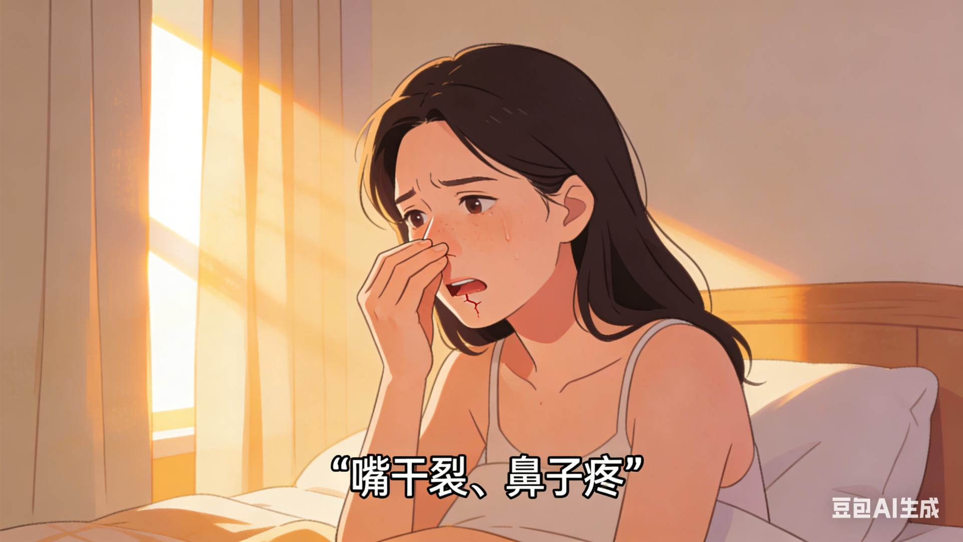 嘴干裂、鼻子疼？虚火缠上太难受！中医3招，不用吃药轻松缓解