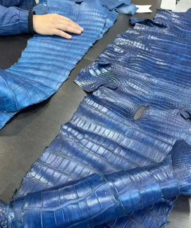 昨天刚知道，鳄鱼肛门那块的皮是做奢侈品品牌的抽纸盒！