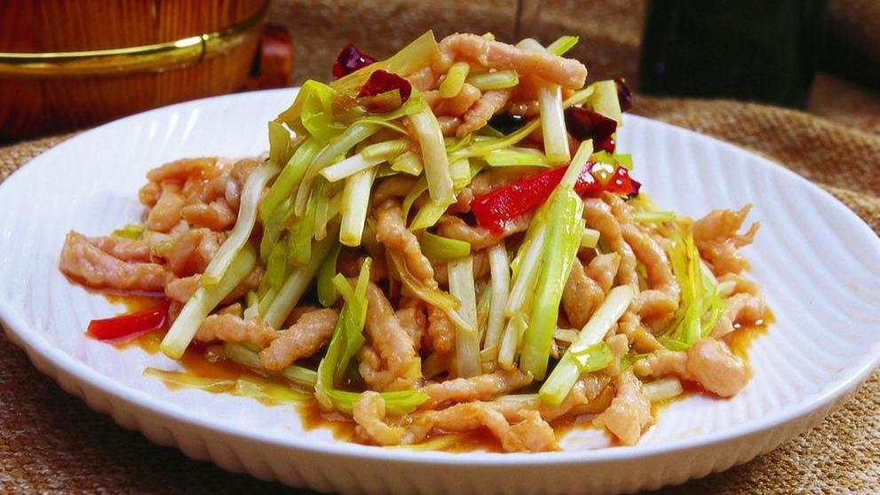 川菜（肉菜）-韭黄肉丝