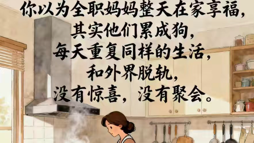 全职妈妈一场全新的旅程