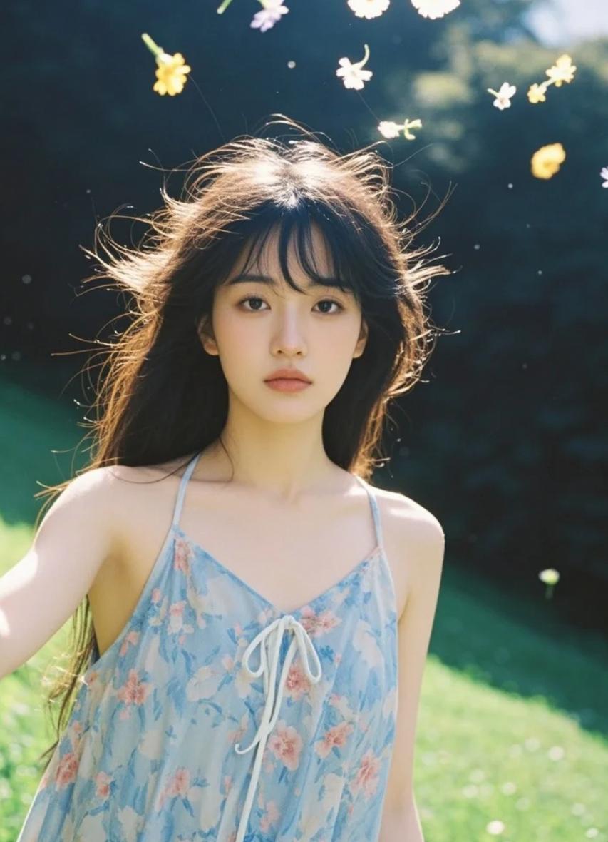 尘埃在光柱中旋舞，她如精灵穿行，想加入这场无声的圆舞曲吗