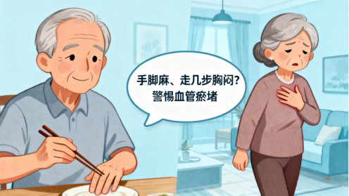 爸妈总说手脚麻？别不当回事！可能是血管瘀堵的信号