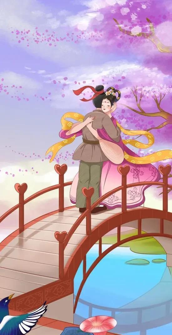 上联：七夕星河披瑞彩，
下联：九忂灯火映欢颜。