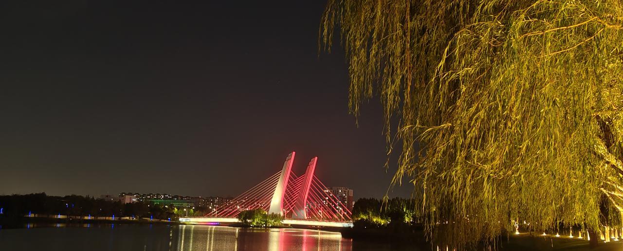 #随拍夜景！#美丽的龙子湖夜景随手拍……