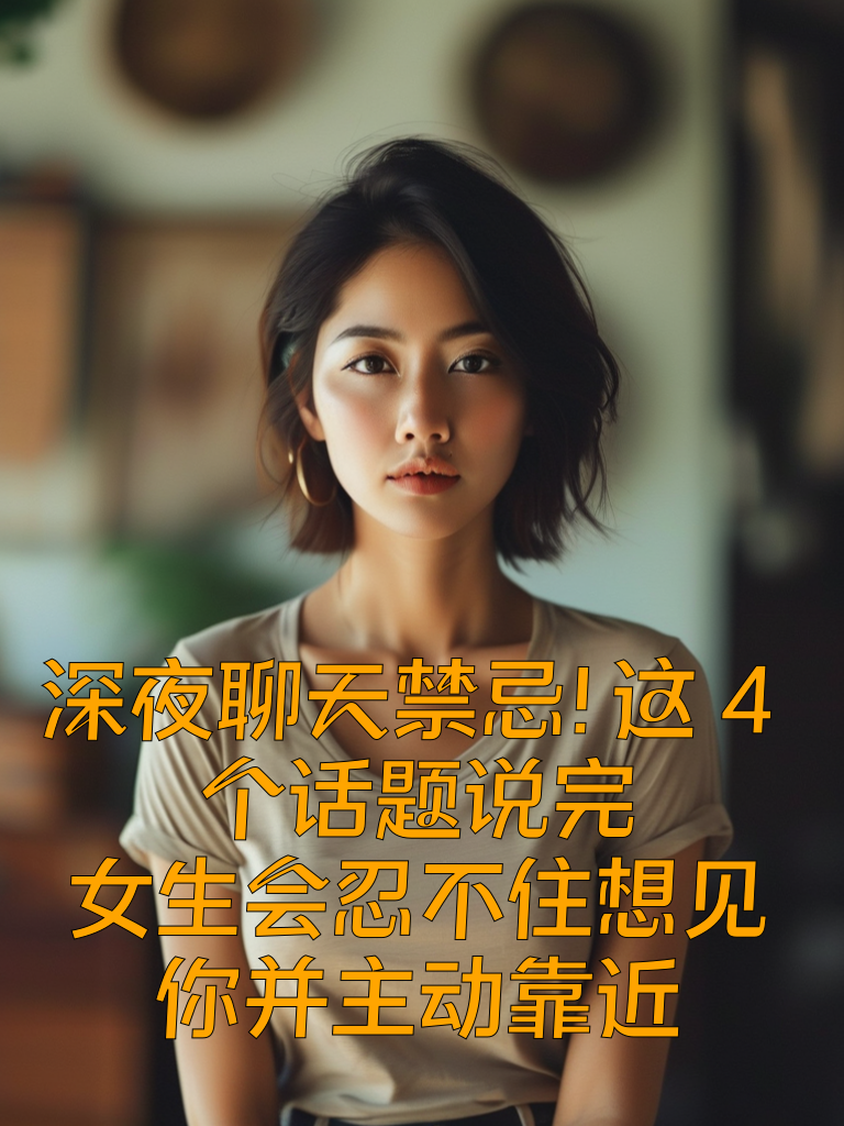 深夜聊天禁忌！这4个话题说完，女生会忍不住想见你并主动靠近