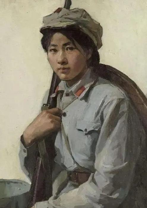 1928年9月19日，一个女人被敌人带到刑场。他们将她衣服扒掉，四肢分开绑在木桩