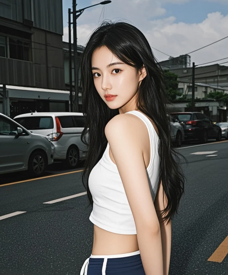 今日份美女图已上线！建议搭配呼吸机观看