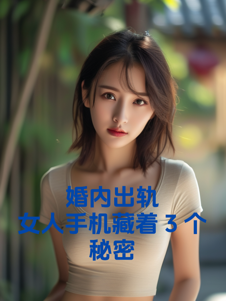 婚内出轨，女人手机藏着3个秘密