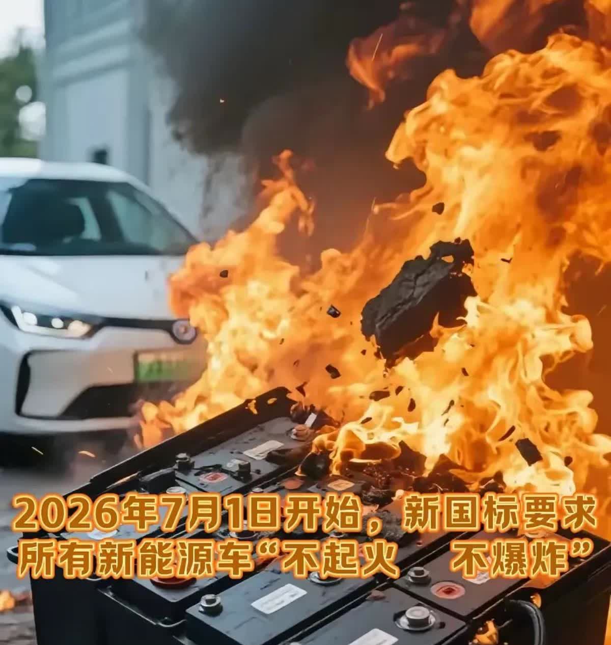 新能源车好日子终于到头了，严苛新规驾到，原来，不自燃不是技术不允许，而是车企偷工