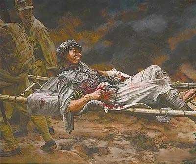 1934年12月18日，敌人押送陈树湘前往长沙，他趁其不备，从伤口掏出肠子，用力