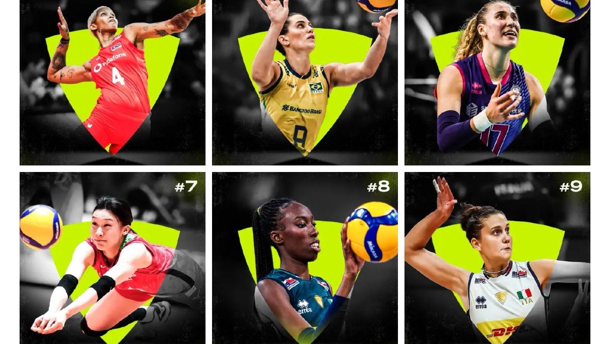 十佳球员排名出炉！吴梦洁无缘，石川真佑入选，意大利占六席