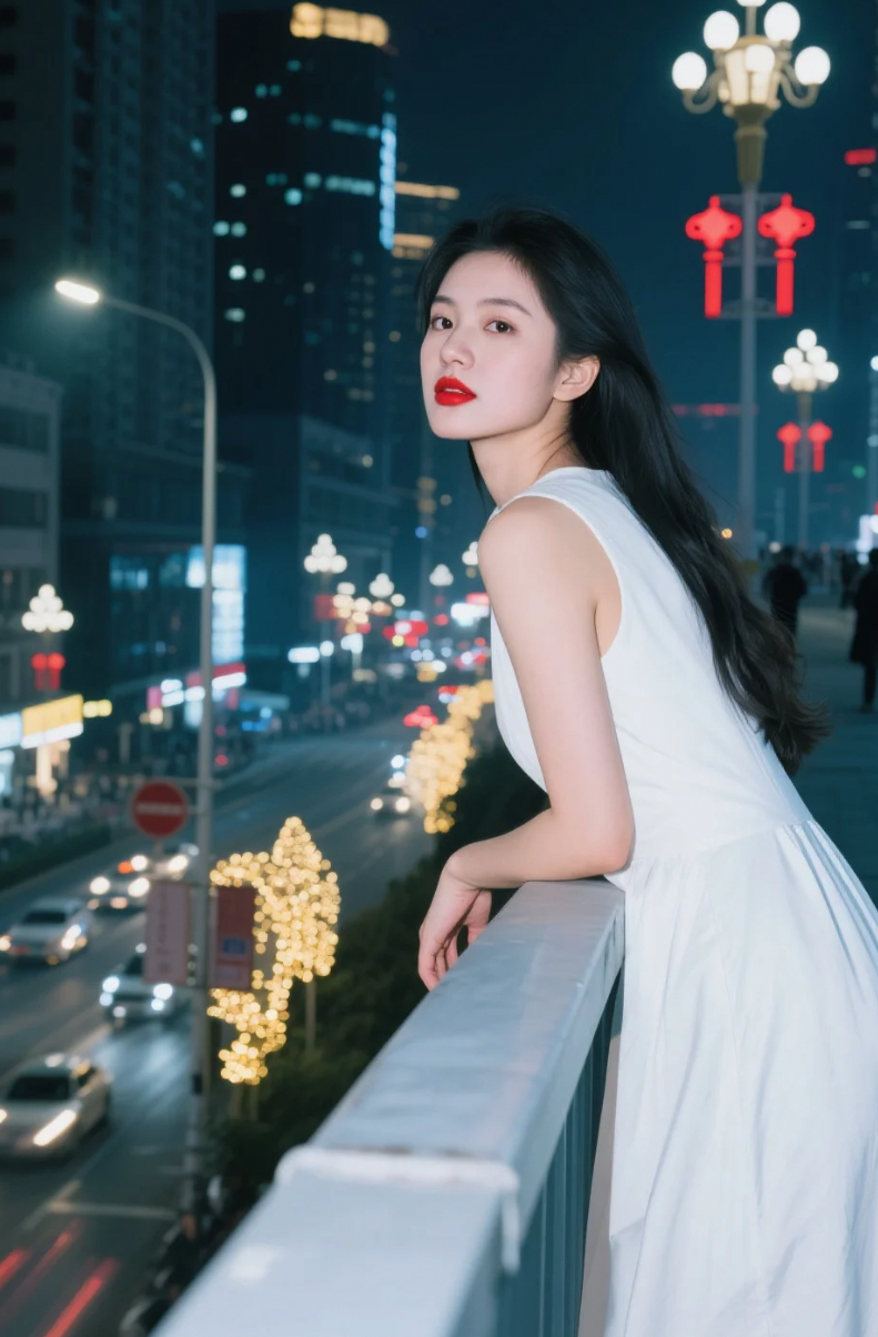 车流是城市的脉搏，她是静止的心跳