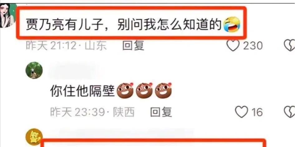 13岁的甜馨一个点赞，把贾乃亮架在了舆论火上烤。
她点了条说贾乃亮不是好丈夫的评