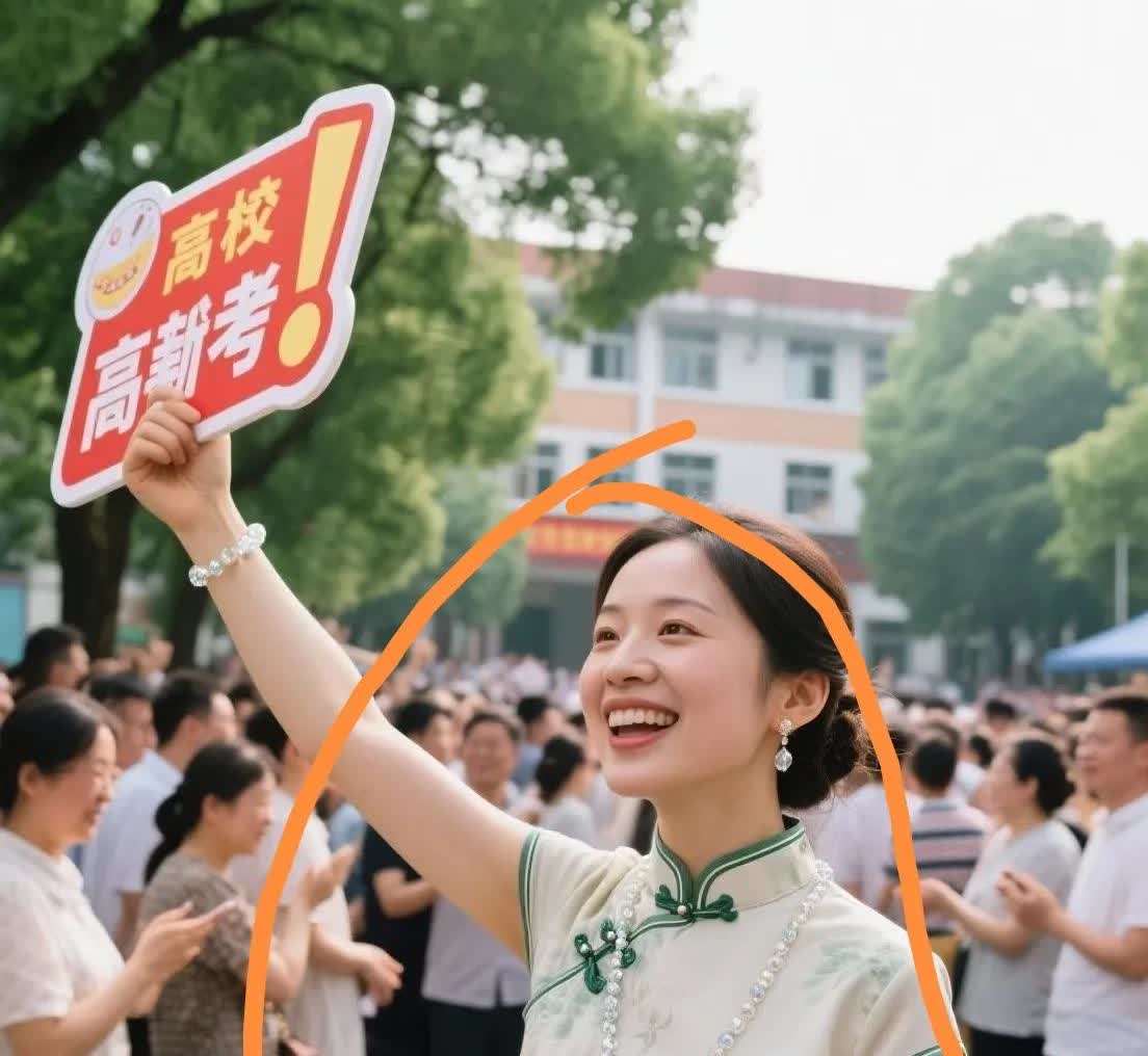我以为是姐姐，原来是妈妈
这真的是全网最年轻的吧
女儿18岁参加高考了，妈妈