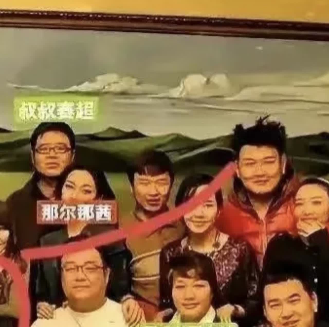 那尔那茜的妈妈比那尔那茜长相更符合大众审美，尤其在那个年代，脸若银盘，既有蒙古女