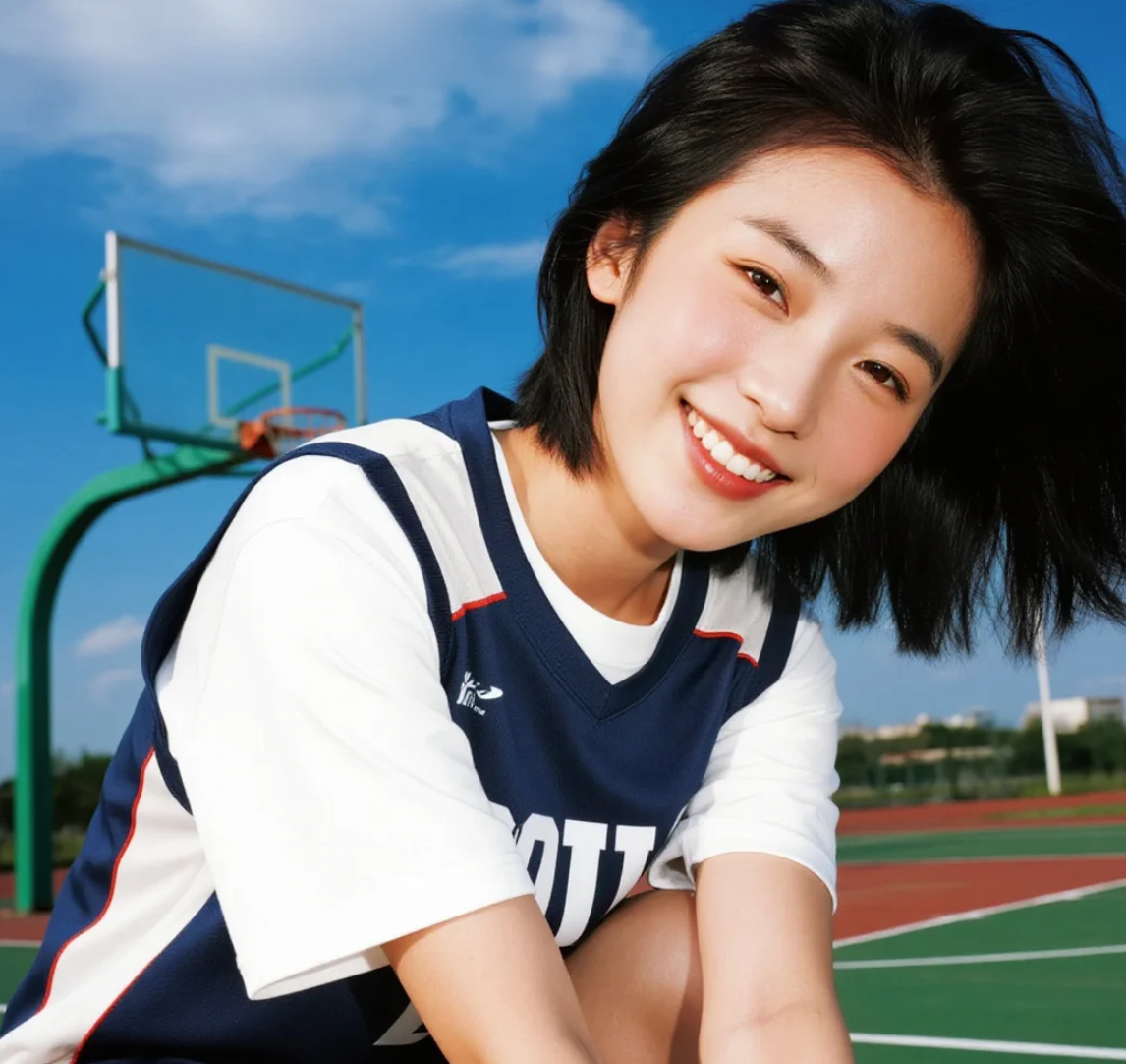 夏日热浪中，她穿篮球服的样子让人瞬间降温！