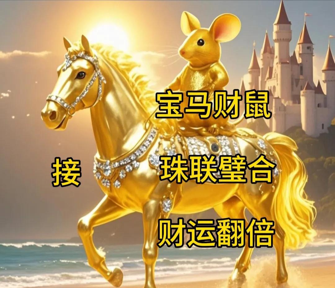 生肖鼠马今天是你最佳开财幸运日
凡是刷到金马财鼠人，你事业爱情定名利双收，金马马