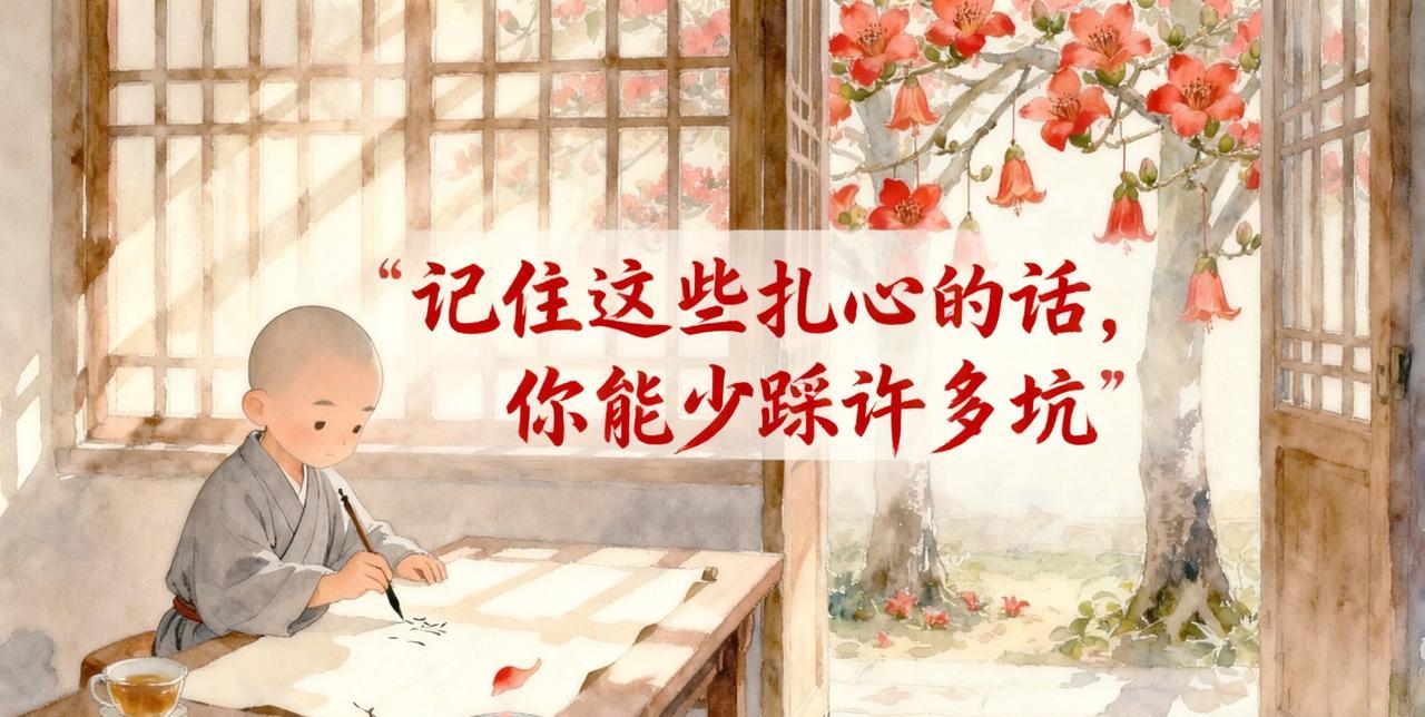 人活着，要永远记住这些话，每一句都很扎心。
1. 岁月不饶人，尤其是对女人；机会