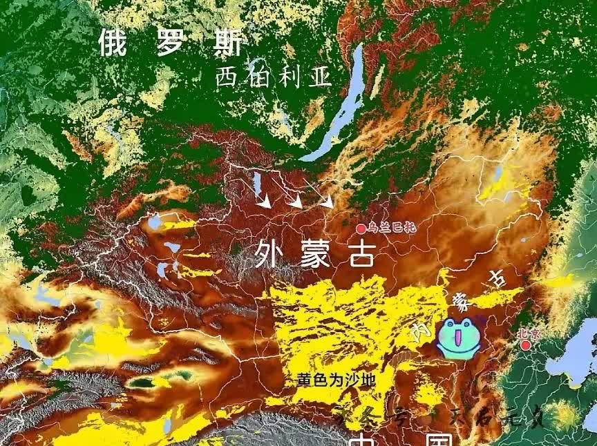建议中国出兵蒙古国
看看卫星云图，蒙古国的荒漠化越来越严重，而且沙漠地带基本上