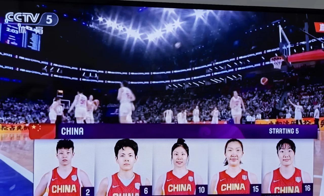 女篮亚洲杯半决赛——中国对日本
中国#中国女篮# 首发阵容：
李缘、杨舒予、张茹