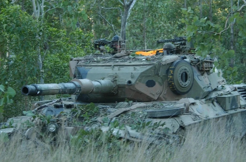 豹一主战坦克的主要武器是一门L7A3式105mm线膛坦克炮，可发射加拿大、法国、