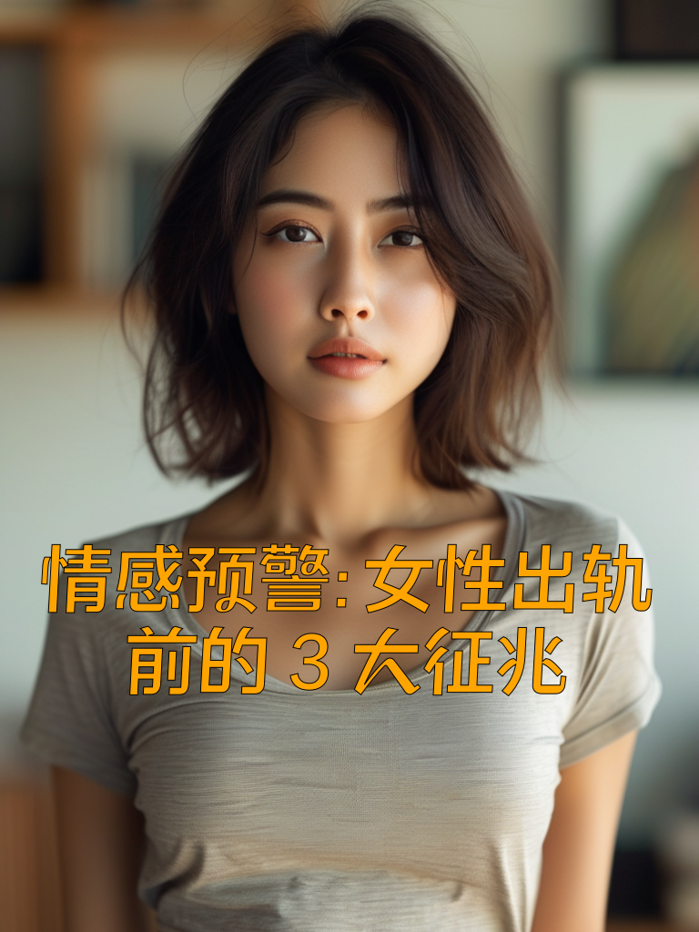 情感预警：女性出轨前的3大征兆