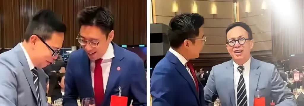 李泽楷与霍启山同在某活动上，李泽楷主动上前向霍启山索要联系方式，并表示“有事想请