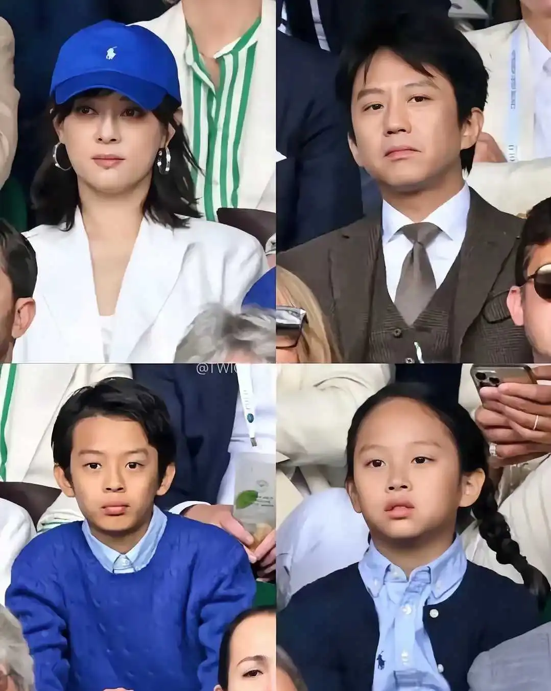 ​这两个孩子从小接受的英国教育比较多，而且一家人经常往英国跑，应该是父母想让他们