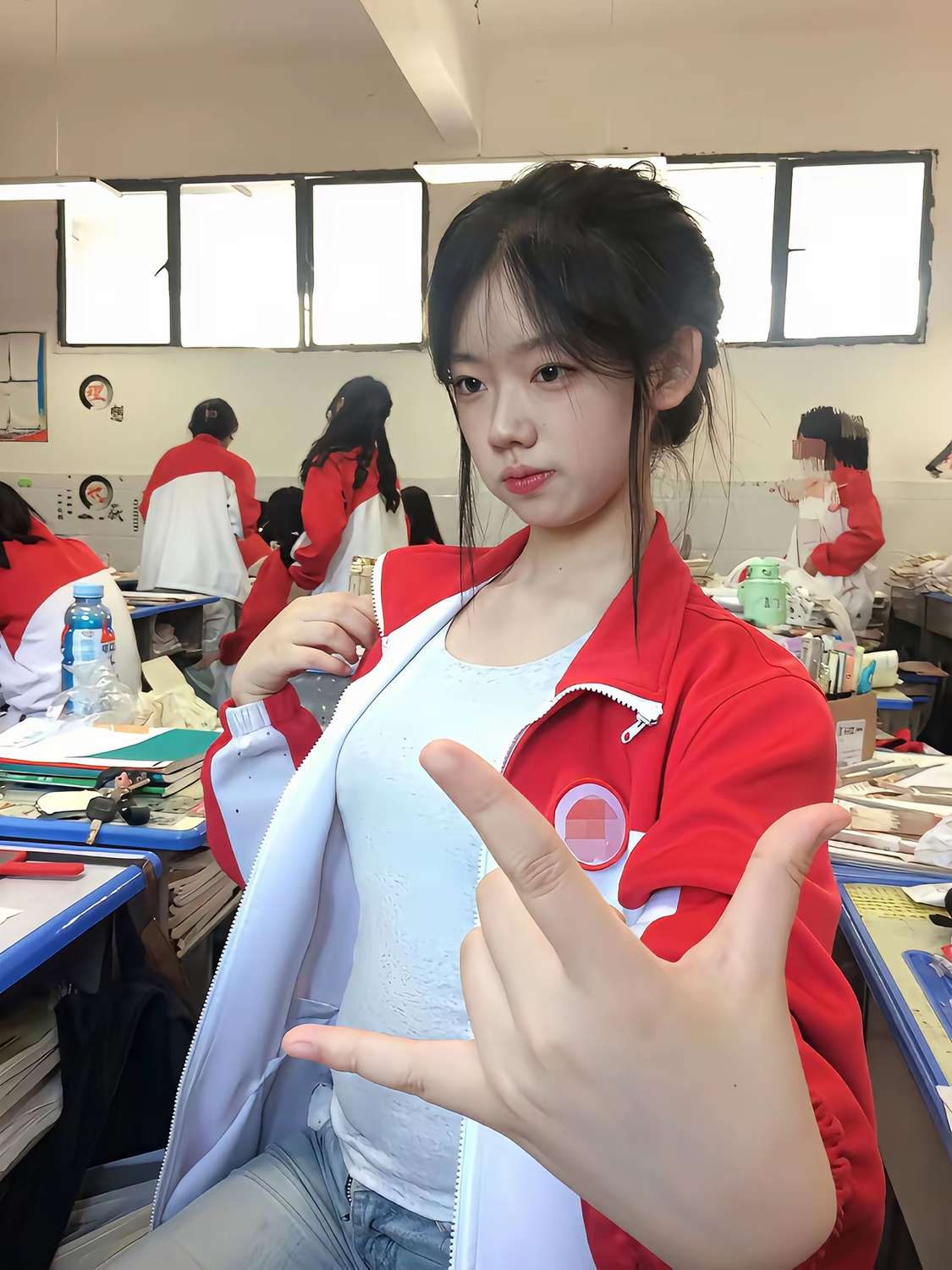 拿出你们同桌的照片比比看！