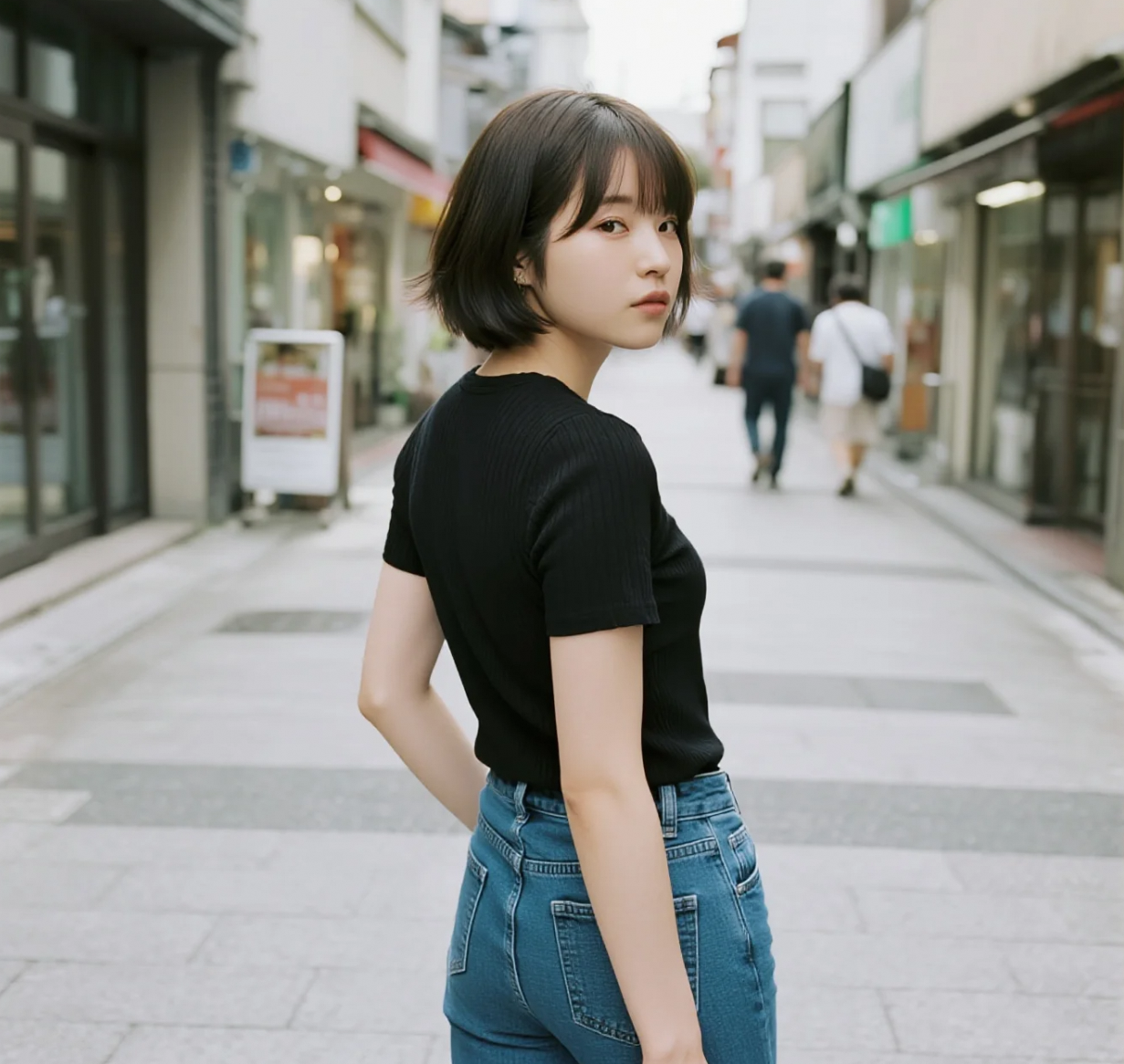 「街拍进行时：捕捉小姐姐的灵动瞬间」