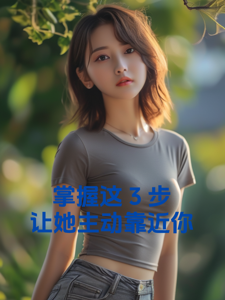 掌握这3步，让她主动靠近你