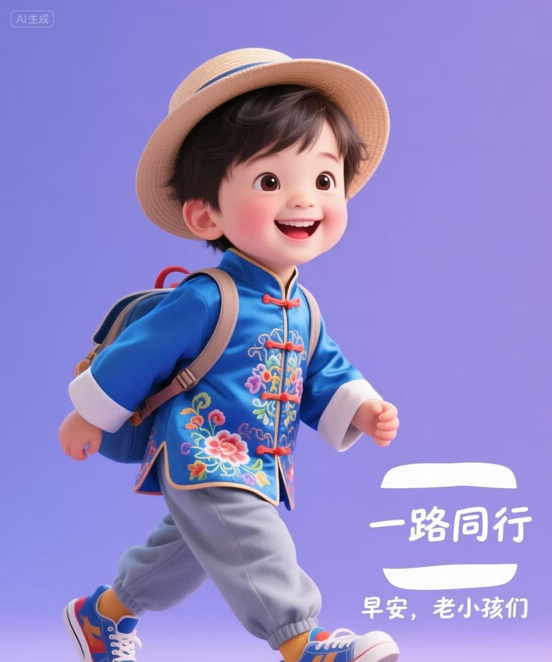 “童心同行，一路欢歌”，这话说得太对了！童心就像一把神奇钥匙，能打开快乐宝藏。小