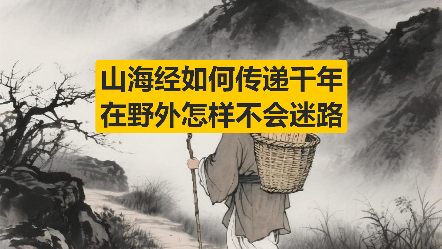 山海经如何传递千年，在野外怎样不会迷路？