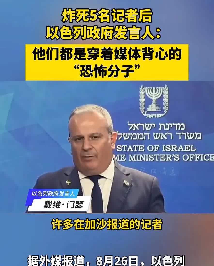 暴力换不来安全，武力打不出和平。没有最恶，只有更恶！在以色列政府眼中，连记者都成