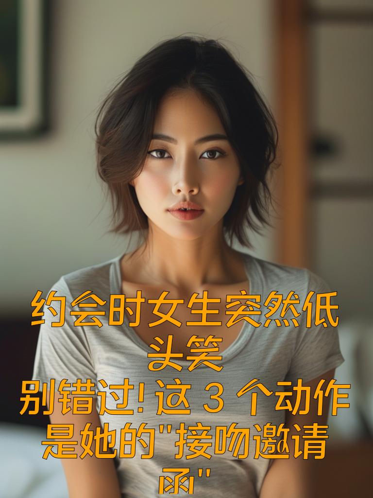 约会时女生突然低头笑？别错过！这3个动作是她的