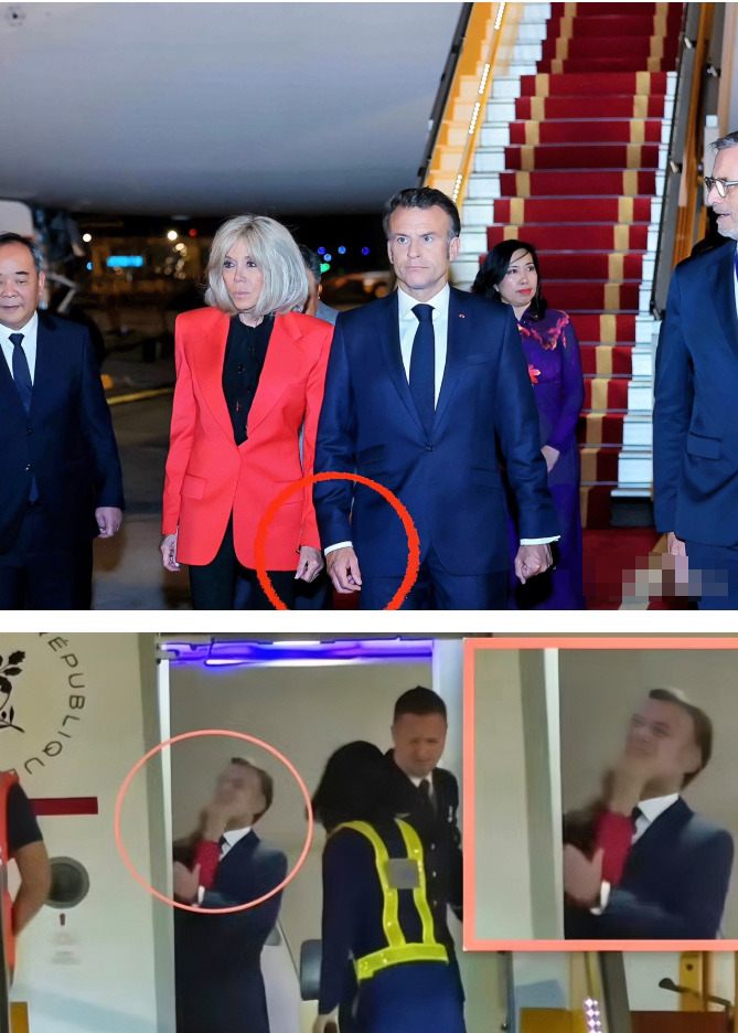 法国第一夫人打了马克龙一巴掌











天哪！法国总统马克龙和夫人布