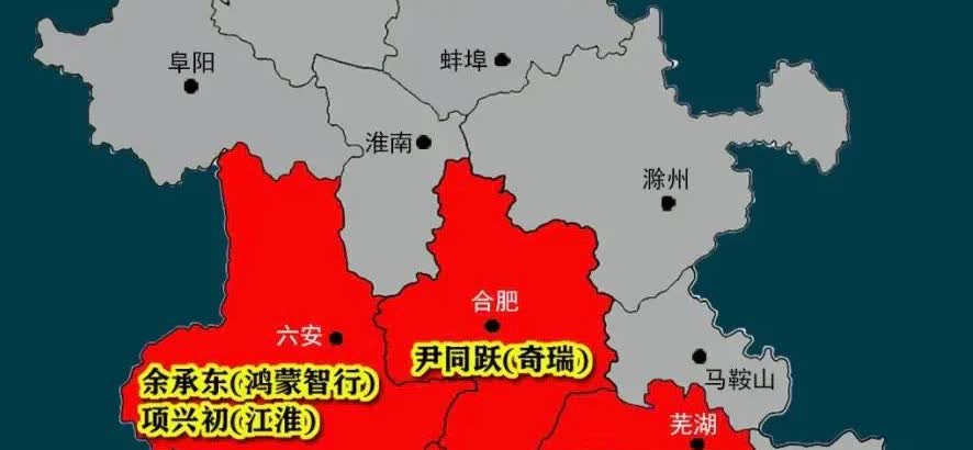 安徽六大汽车领军人物：
王传福
尹同跃
余承东
李斌
项兴初
方运舟