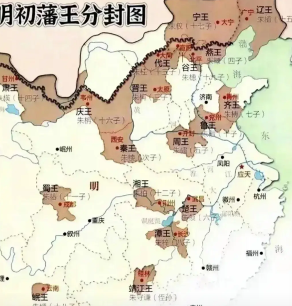 朱元璋的分封制度，很难说到底是不是一种历史的倒退。但是从结果而言，明朝的分封制度