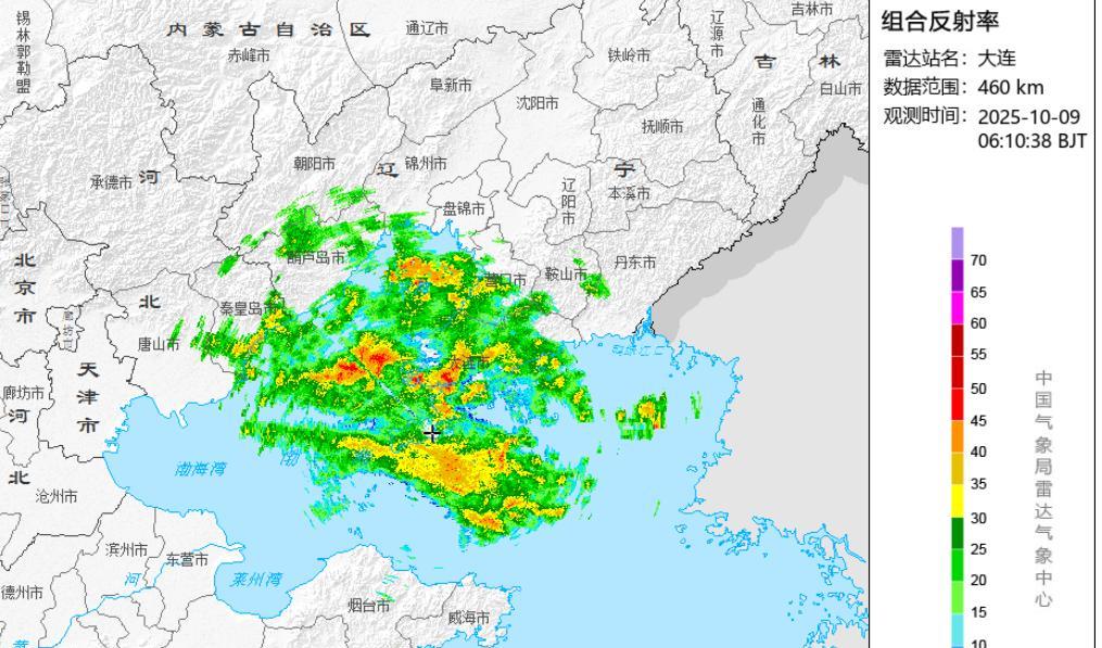 #大连生活# #大连天气#【大连今日10.9天气展望——连续降雨上线，气温低迷，
