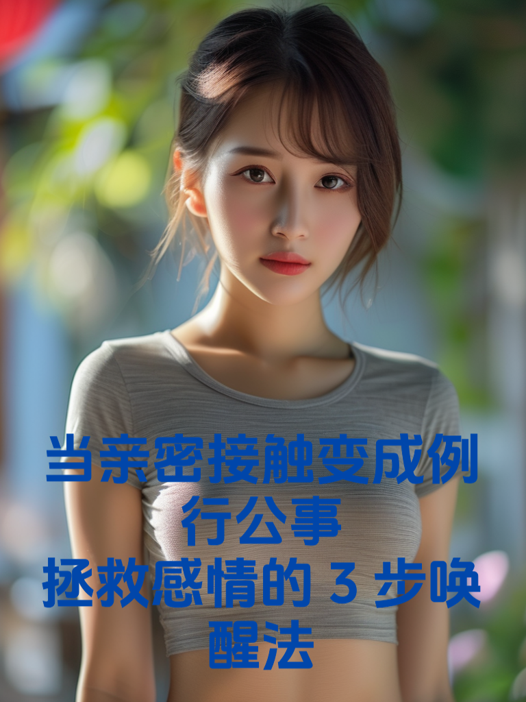 当亲密接触变成例行公事：拯救感情的3步唤醒法