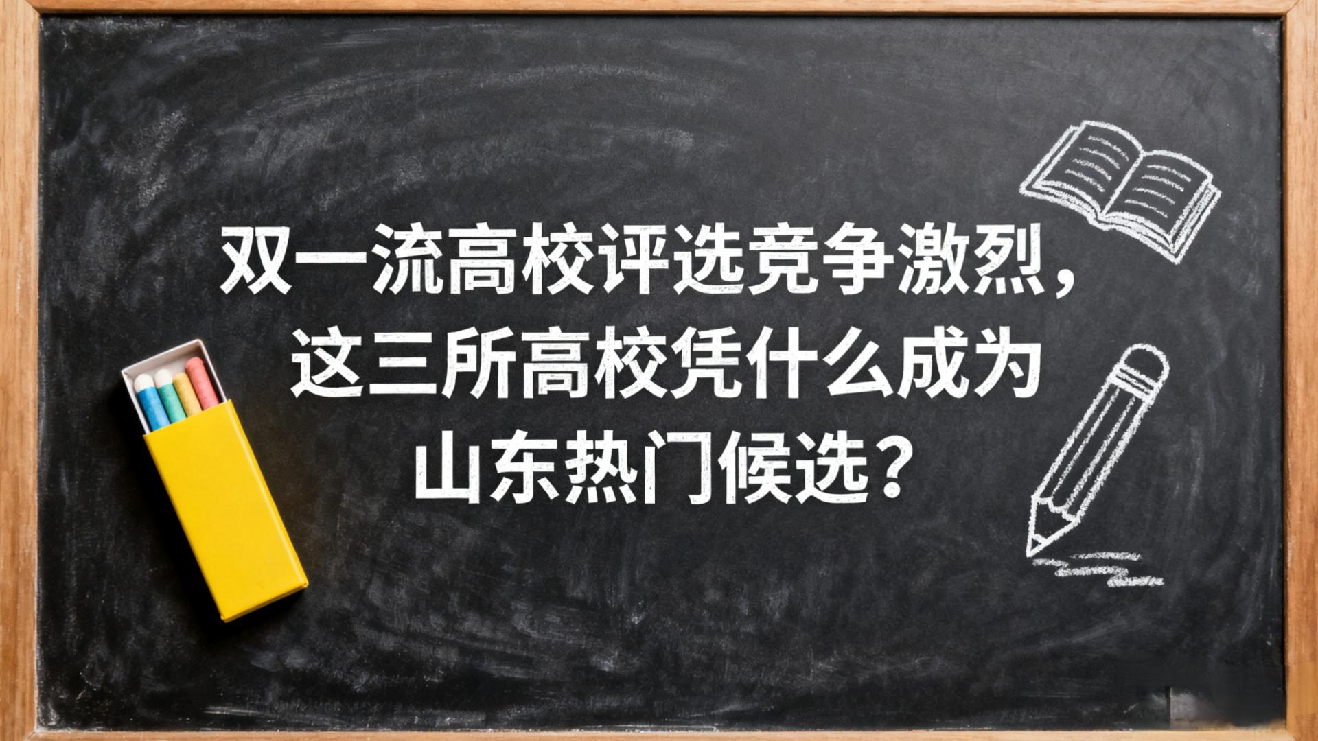 “双一流”高校评选竞争激烈，这三所高校凭什么成为山东热门候选？