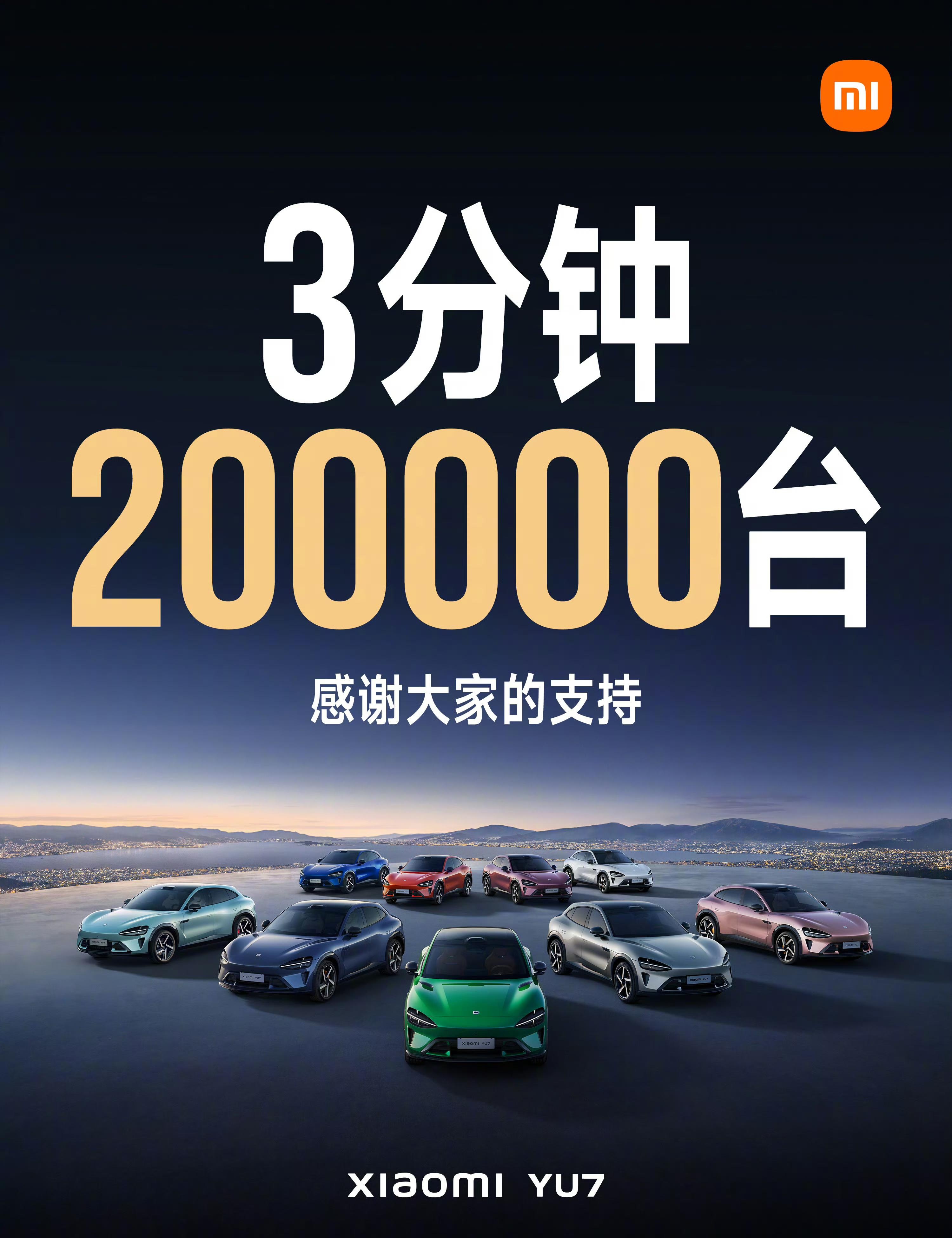 3分钟大定20万，创造国产汽车历史
这成绩已经前无古人了，后边想要突破也难了。