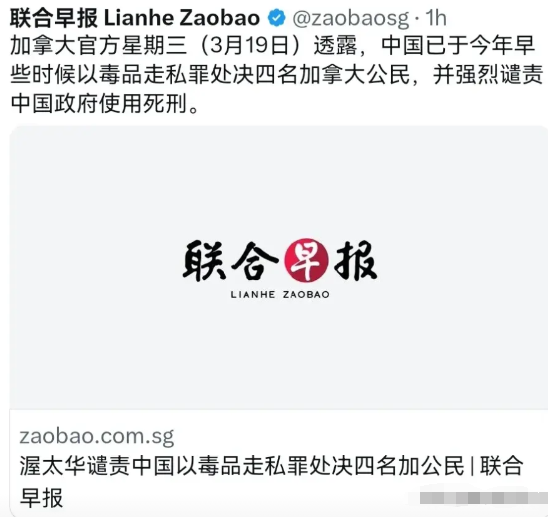 对我们的做法强烈不满！加拿大对我们进行谴责！3月19日，加拿大外交部长乔利发表声