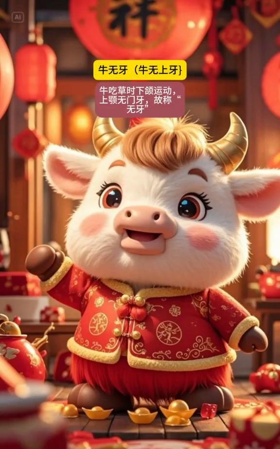 十二生肖都有一缺。
·鼠无脑，牛无牙，虎无颈，兔无唇，龙无耳，蛇无足，马无趾，羊