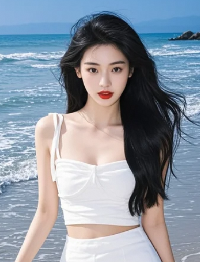 美女的存在感，不是靠张扬，而是靠美本身发声！