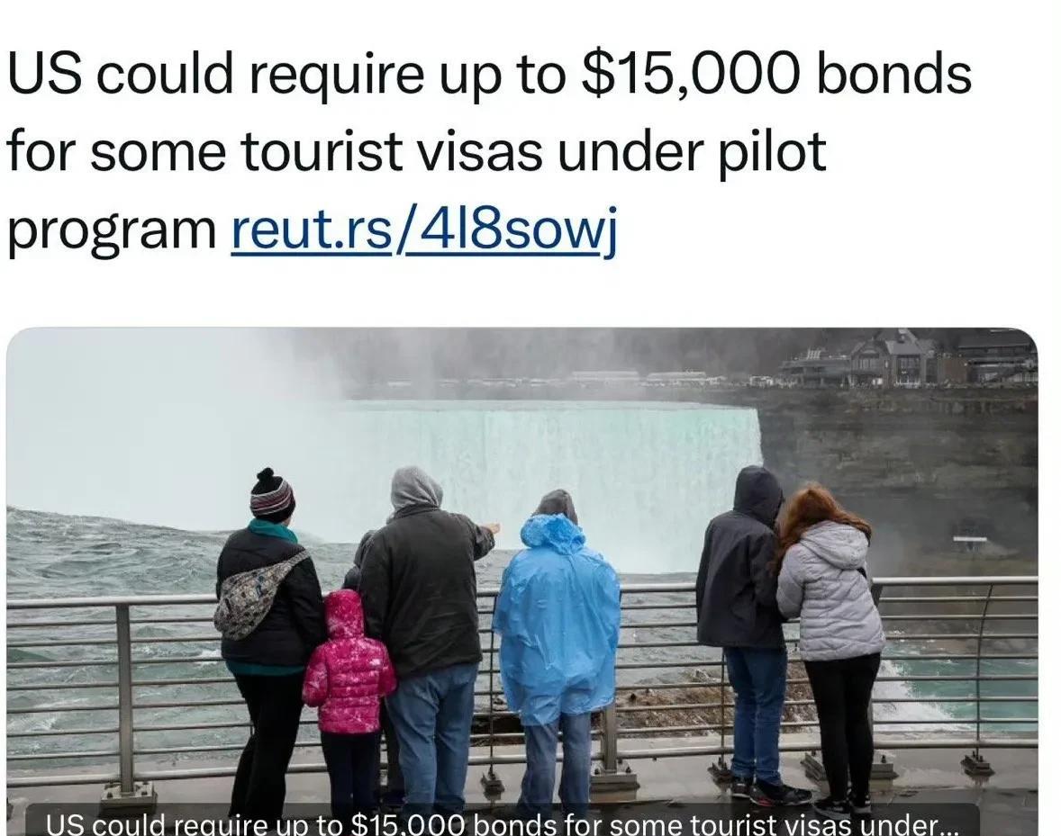 美国的非移民类签证，联邦政府要收取$250“诚信费”，签证到期后，如果没违规，理