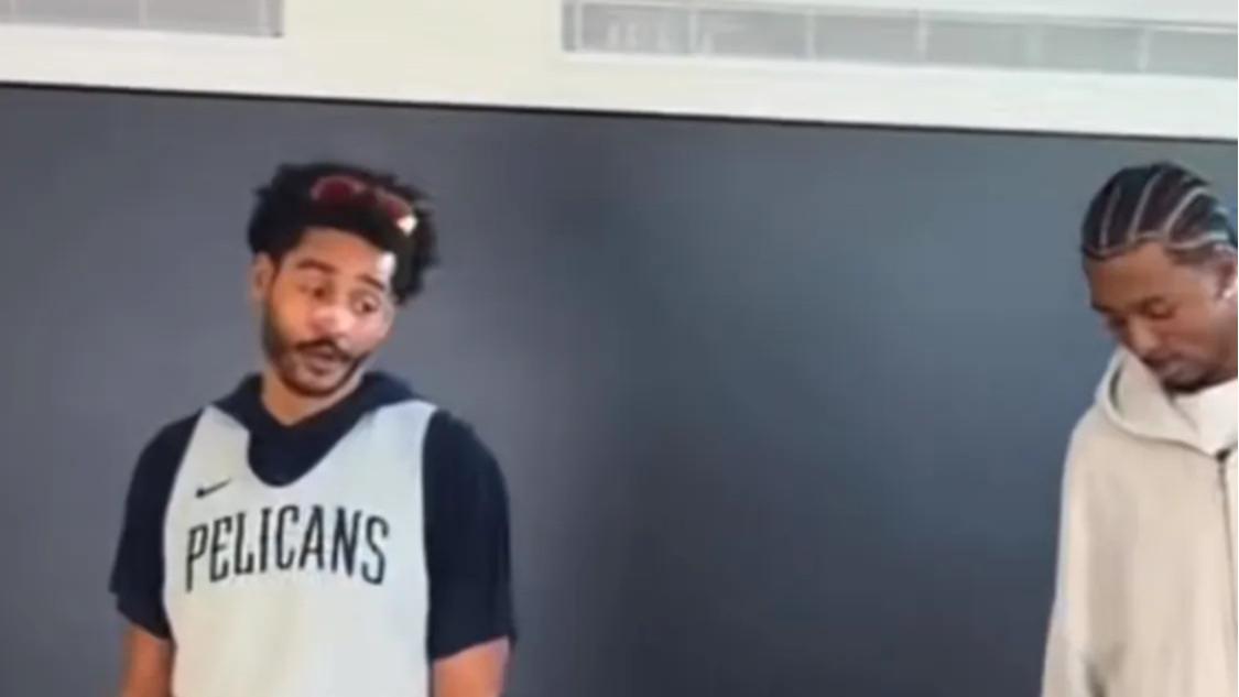 普尔被小孩哥提问：被格林打的感觉，无奈表示那很艰难