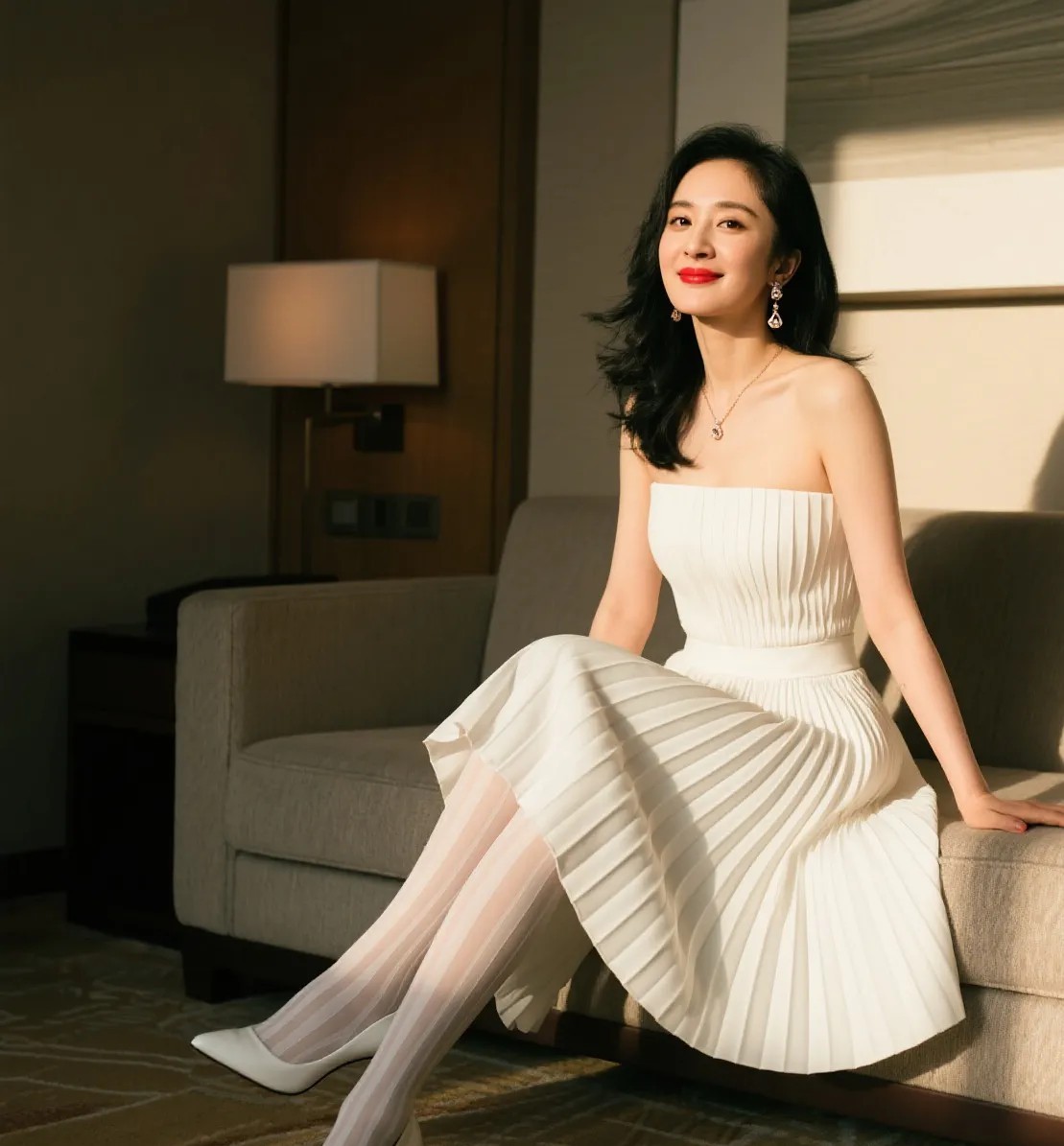 杨幂是我心中最美的女明星，不接受反驳！

因为我是“幂粉”所以爱杨幂我在所不